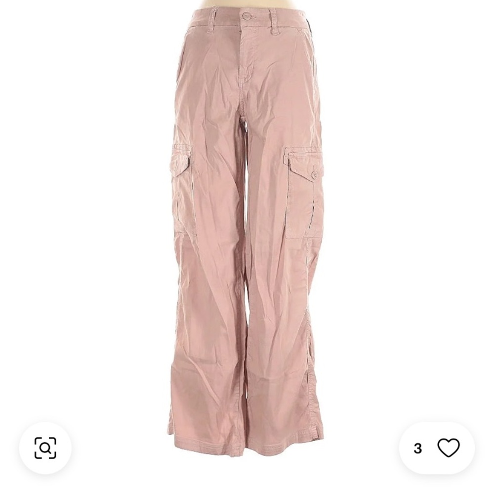Women's Pink Cargo Pants